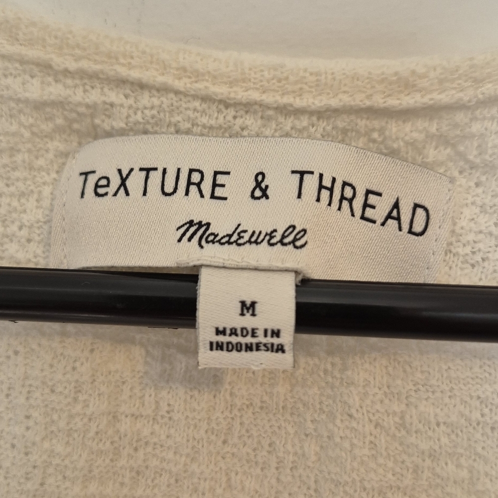 Madewell Cream Ruffle Tank Top - Picture 3 of 5